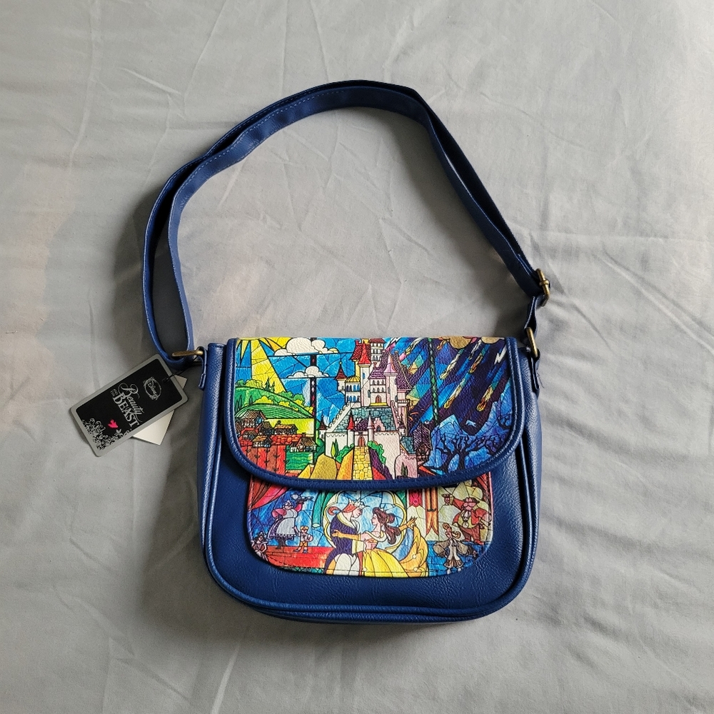 Loungefly Disney Beauty and the Beast Crossbody Purse